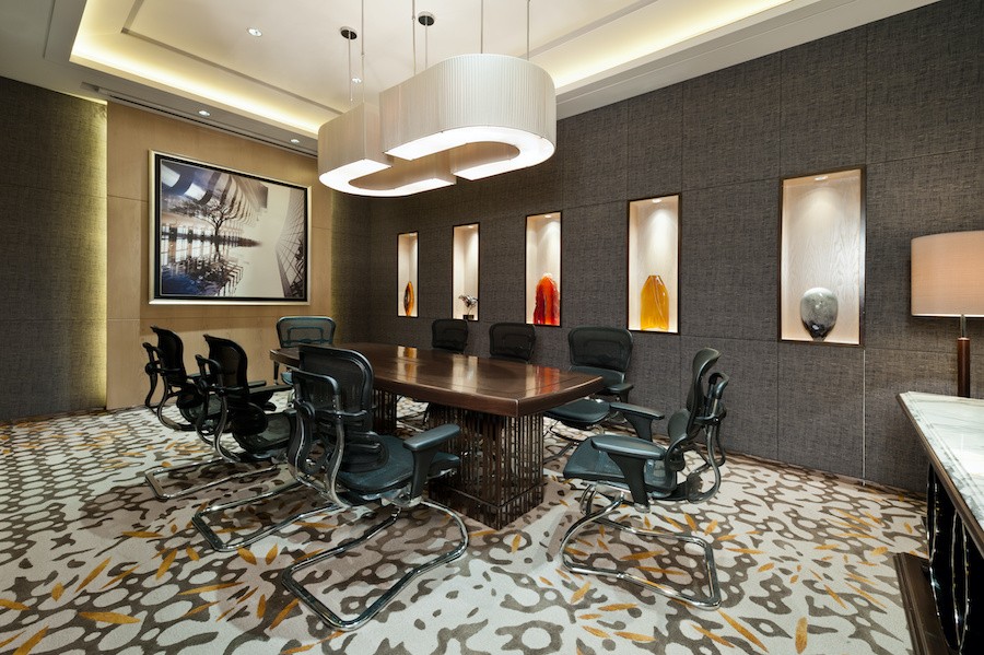 Fabricmate panels help dampen sound in meeting spaces.